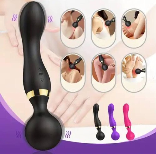 [MANAHTSRT413] Strong Vibrating Dual Head Vibrator Massager